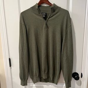 Jos. A Bank quarter zip sweater